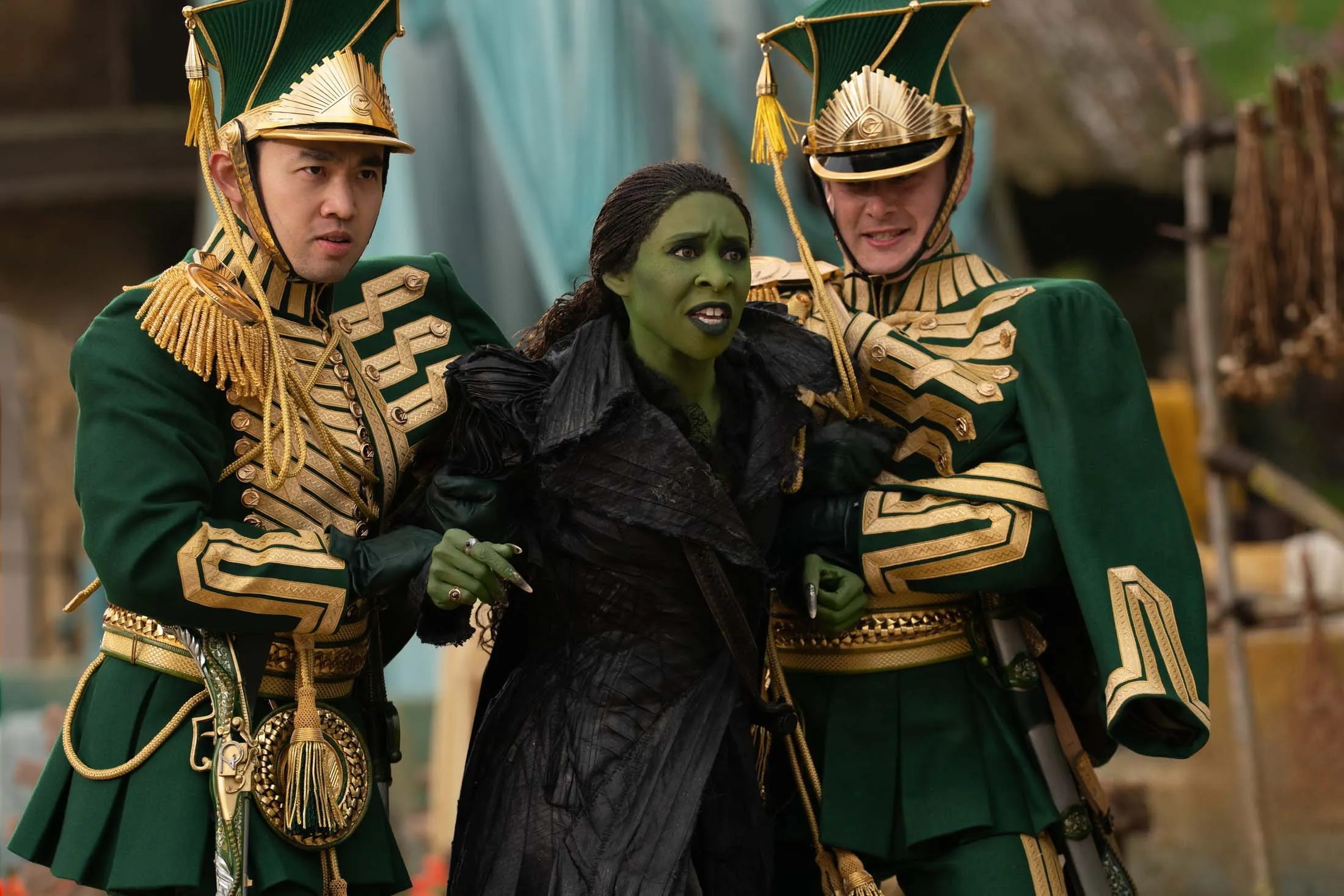 The Wizard’s Guard has its hands full trying to stop&nbsp;Elphaba (Cynthia Erivo) in Wicked: For Good, directed by Jon M. Chu.