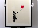 Banksy’s Girl With Balloon first made its debut under London’s Waterloo Bridge in 2002.