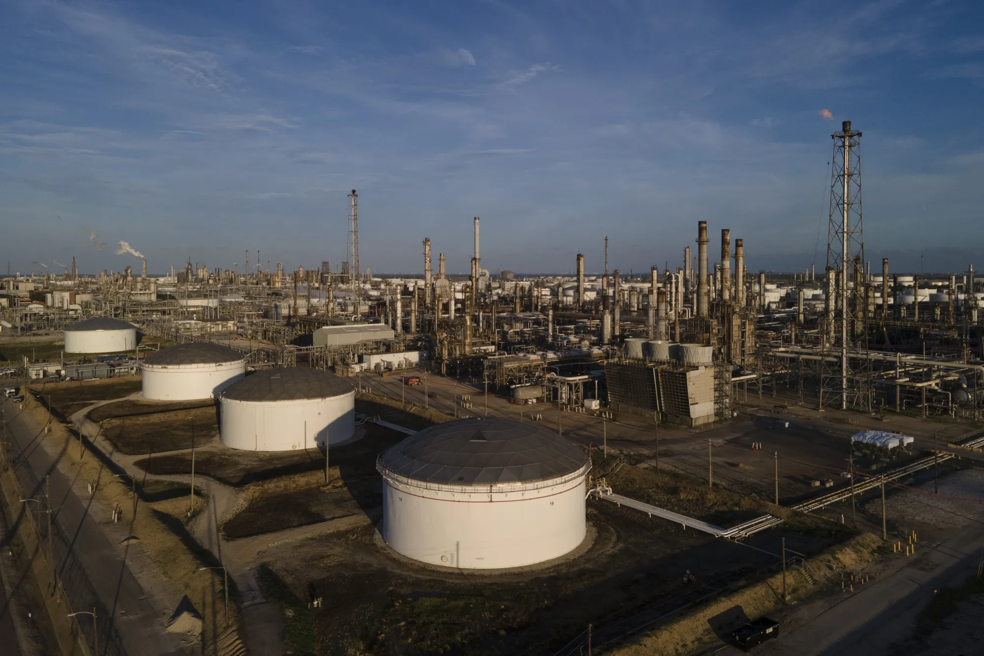 The Marathon Petroleum Galveston Bay Refinery in Texas City, Texas.