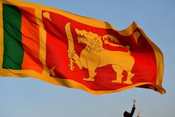 Sri Lanka’s national flag.