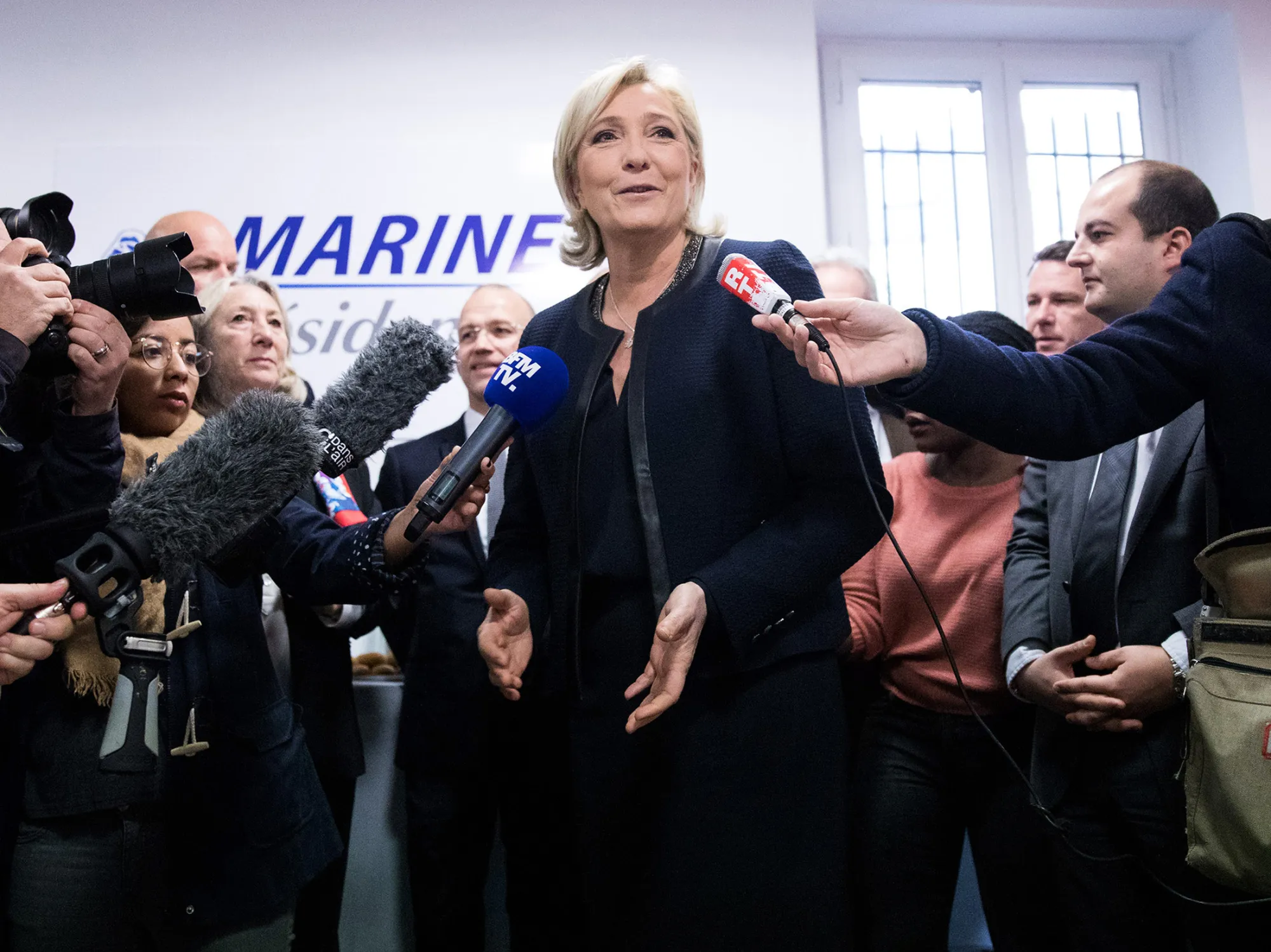 FN leader Marine Le Pen.
