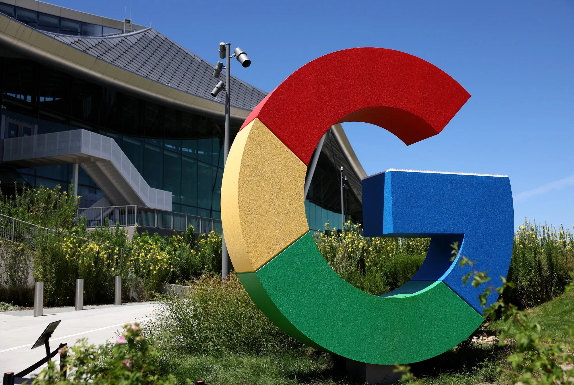 The Google headquarters in Mountain View, California.