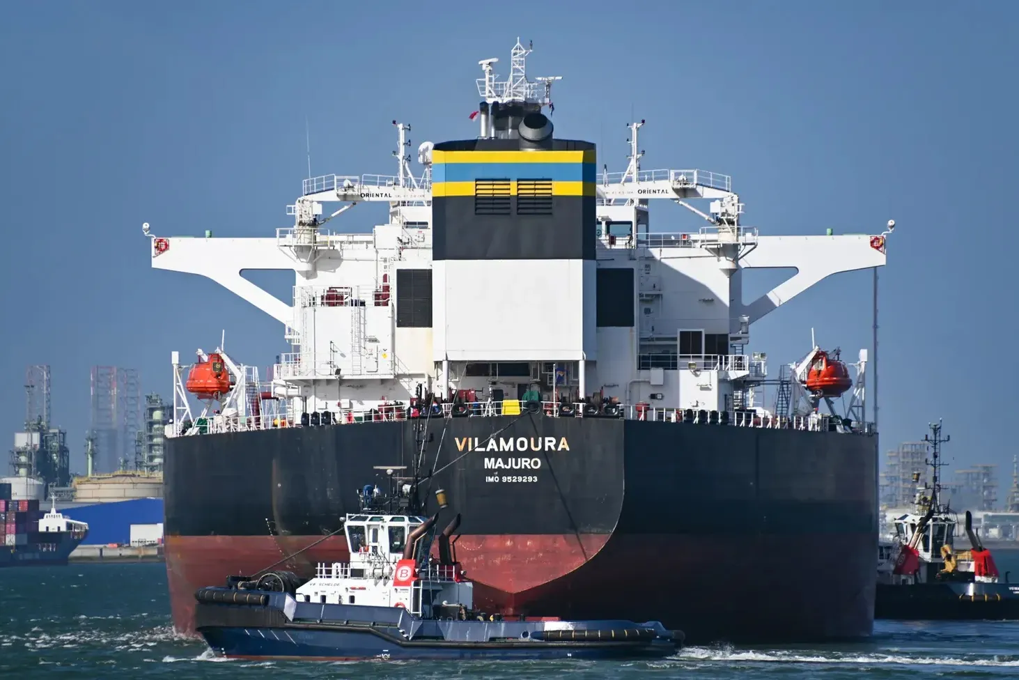 The Vilamoura tanker in March.