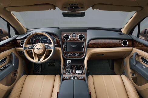 The Bentayga offers eight drive modes.