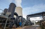 A geothermal power station operated by Enel Green Power SpA, a unit of Enel SpA, in Sasso Pisano, Italy.