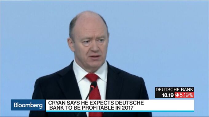 Deutsche Bank Sees Option Of Raising Cash Through Stock Sale - Bloomberg