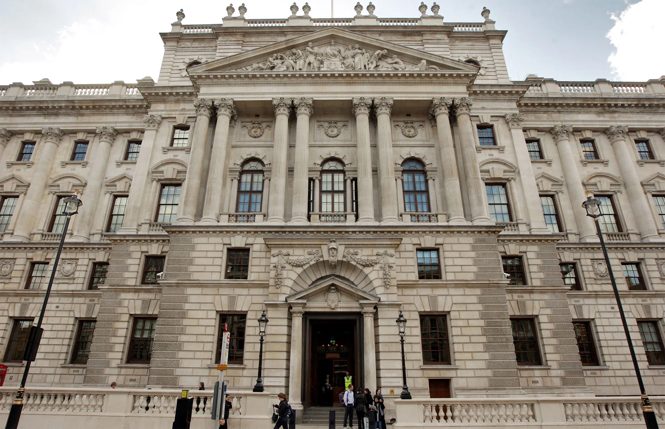 The Government department of HM Revenue and Customs&nbsp;in London.