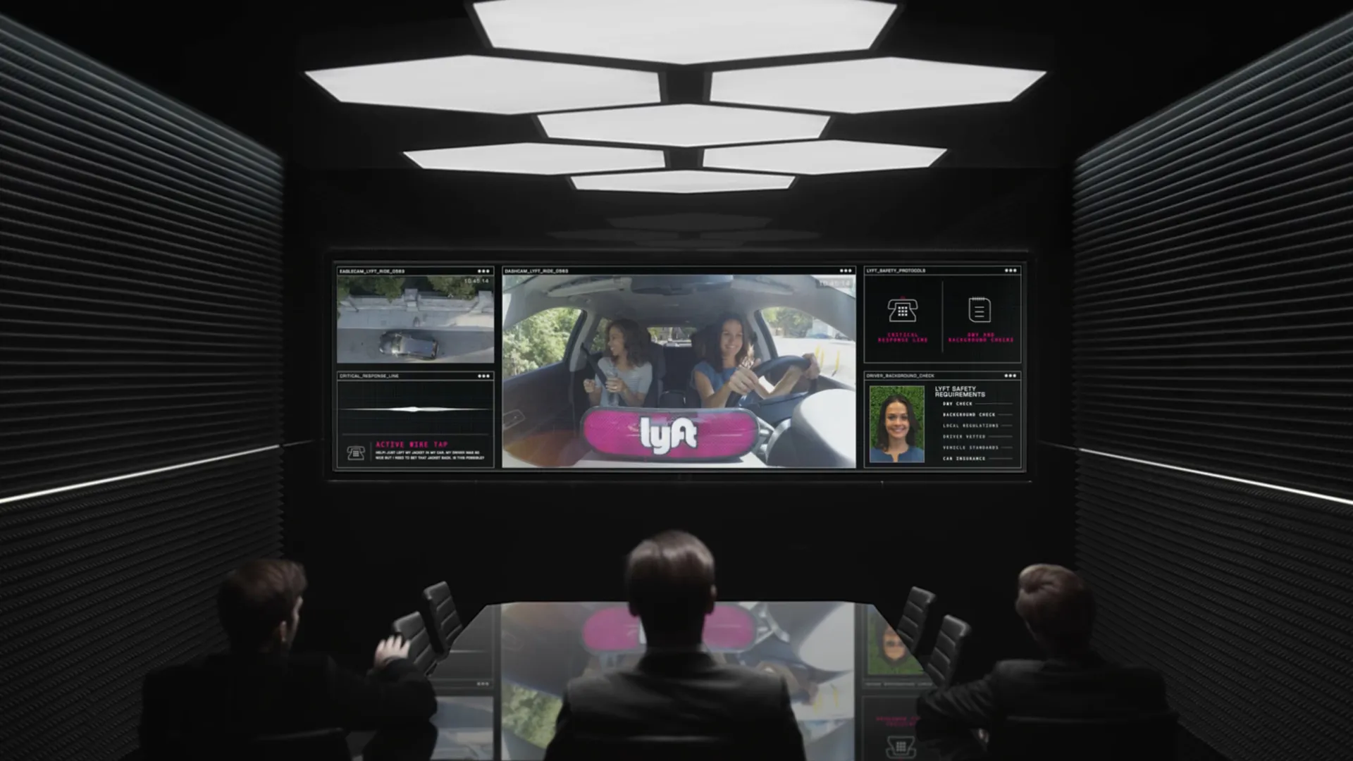 This screenshot shows an ad from a Lyft marketing campaign launched in late 2016
