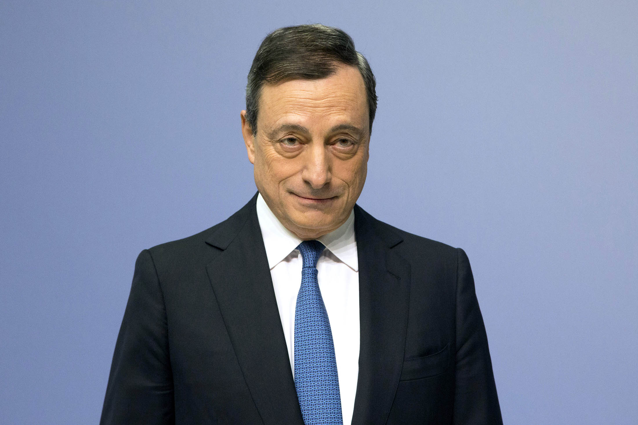 Mario Draghi, president of the European Central Bank.
