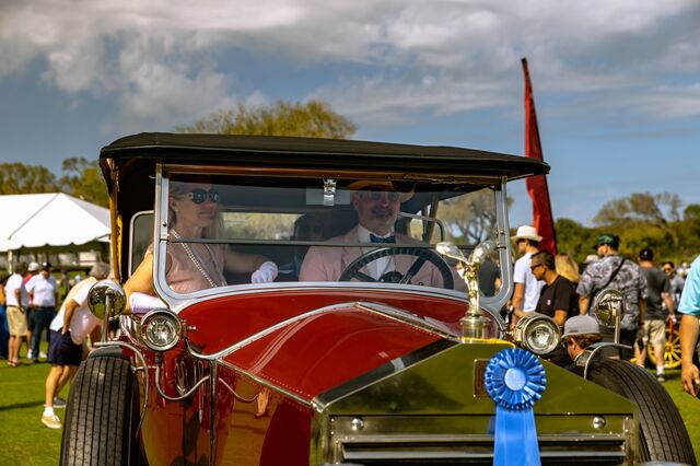 Taking a blue-ribbon Rolls for a spin at Hagerty’s Amelia Island event in March.