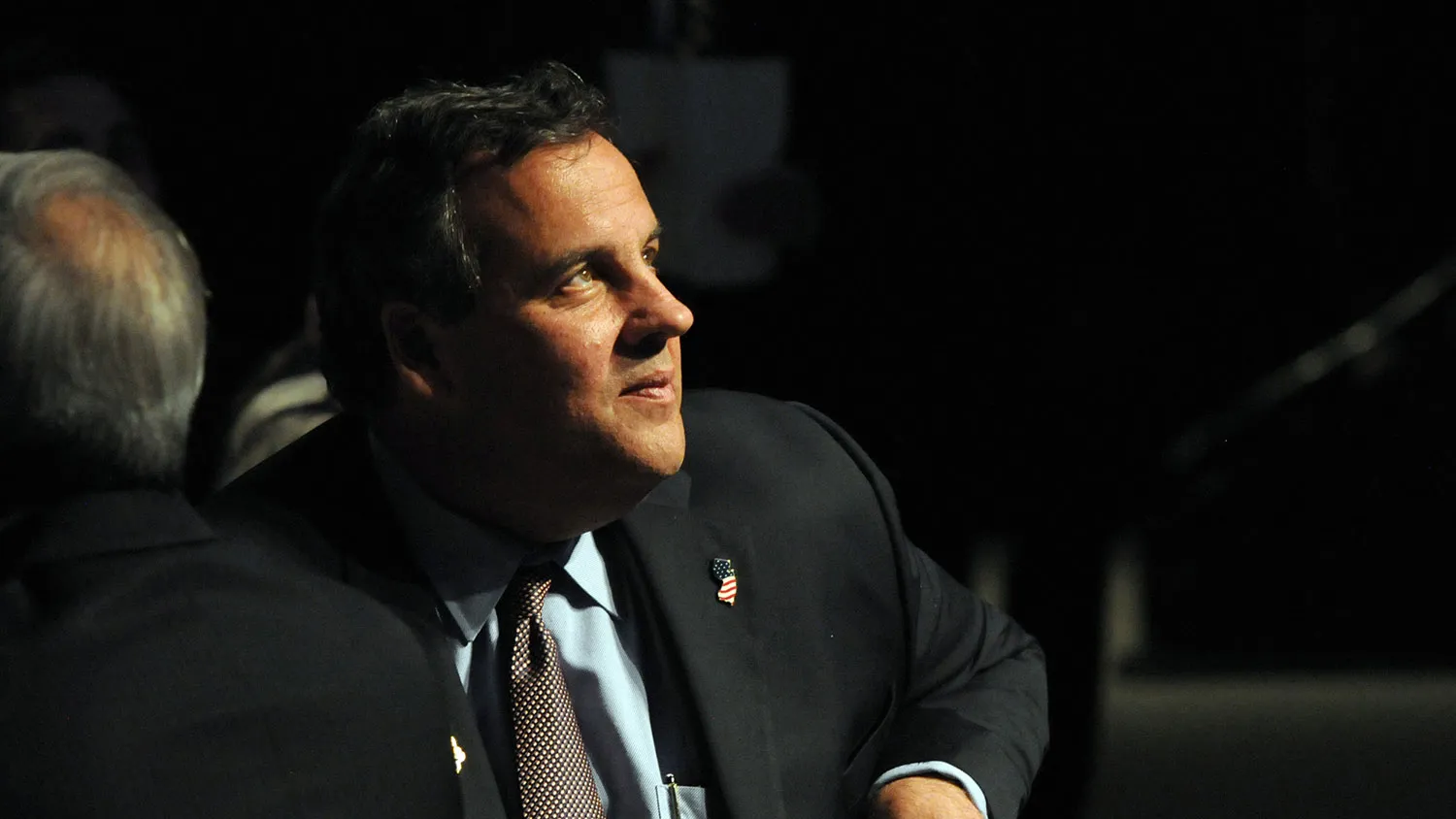Gov. Chris Christie (R-NJ) attends a Birthday Bash for Gov. Terry Branstad (R-IA) October 25, 2014 in Clive, Iowa.

