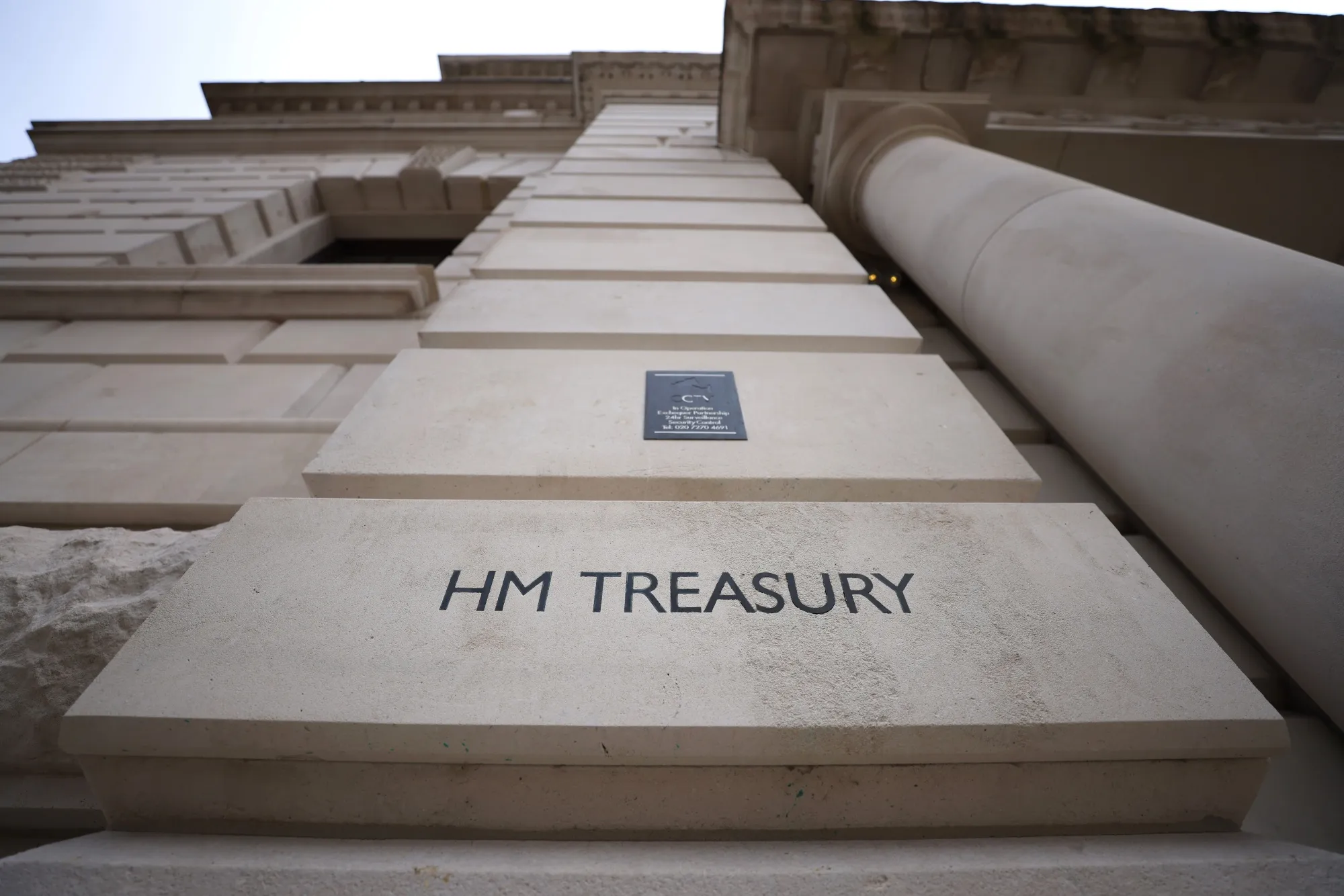 HM Treasury in London.