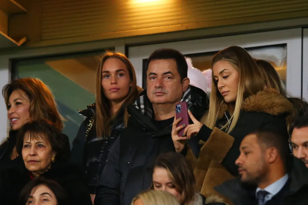 Acun Ilicali watches Hull City football club in Hull, UK.