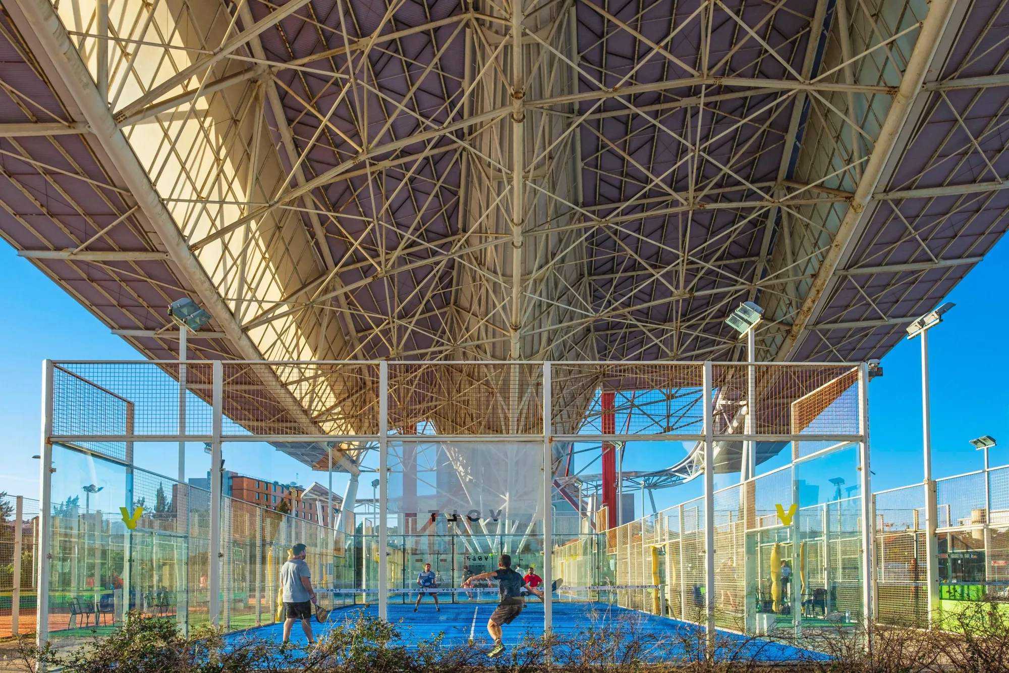 A padel club in Lisbon.