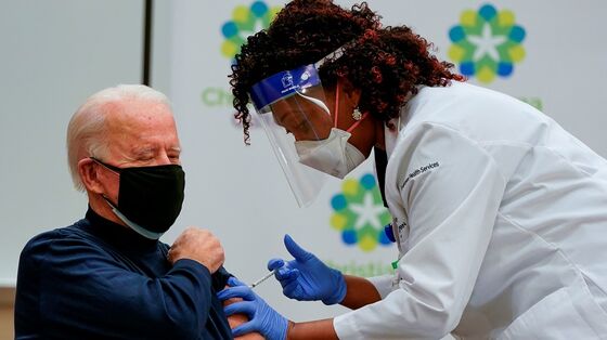 Bidens Get Coronavirus Vaccine in Bid to Boost Public Confidence