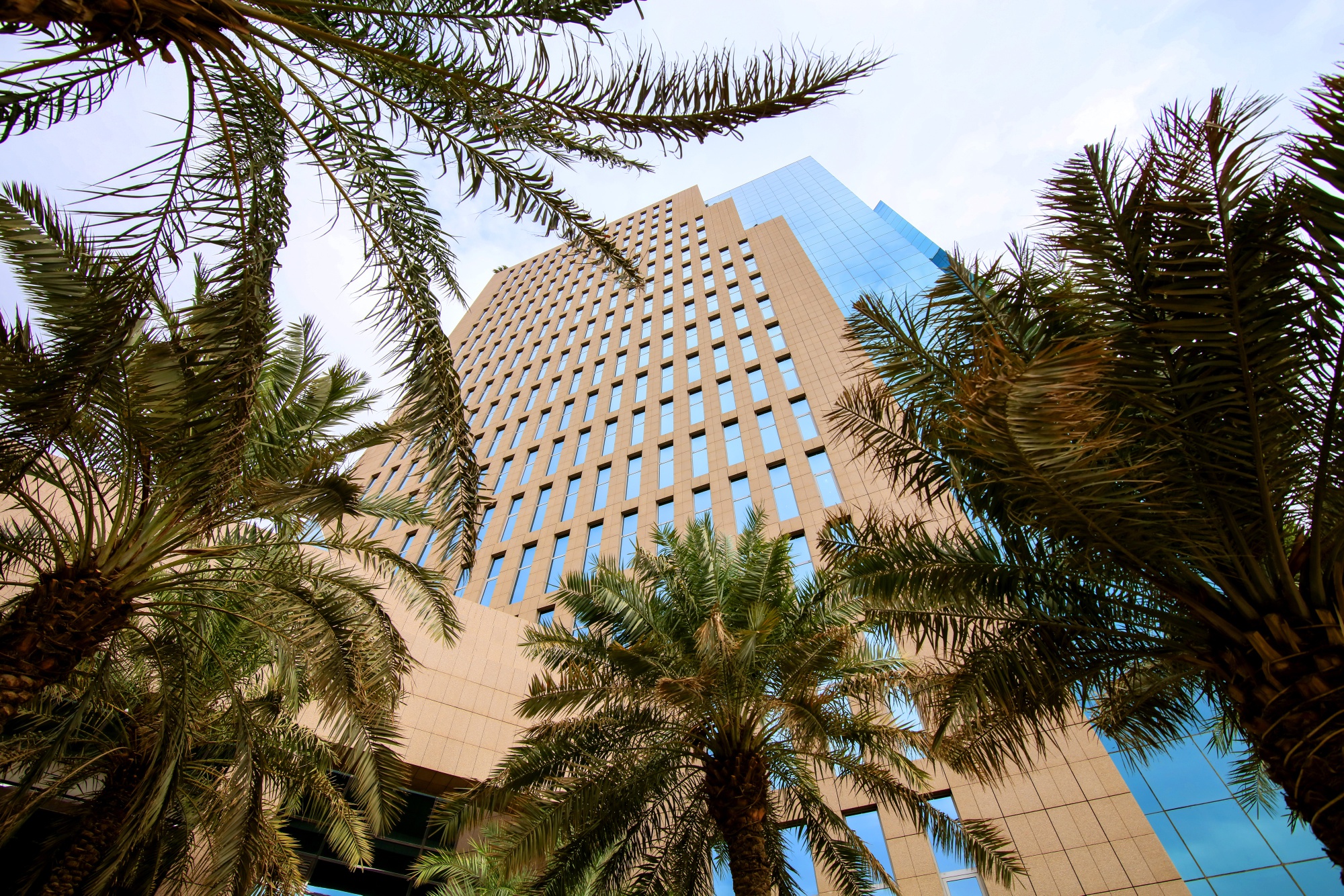 The commercial building housing the offices of the Saudi Stock Exchange, also known as Tadawul, in Riyadh.