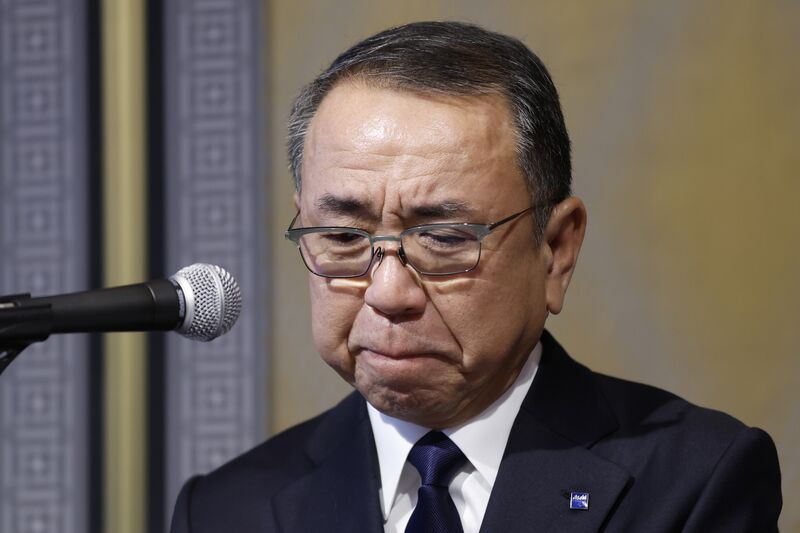 Asahi Group CEO Atsushi Katsuki News Conference