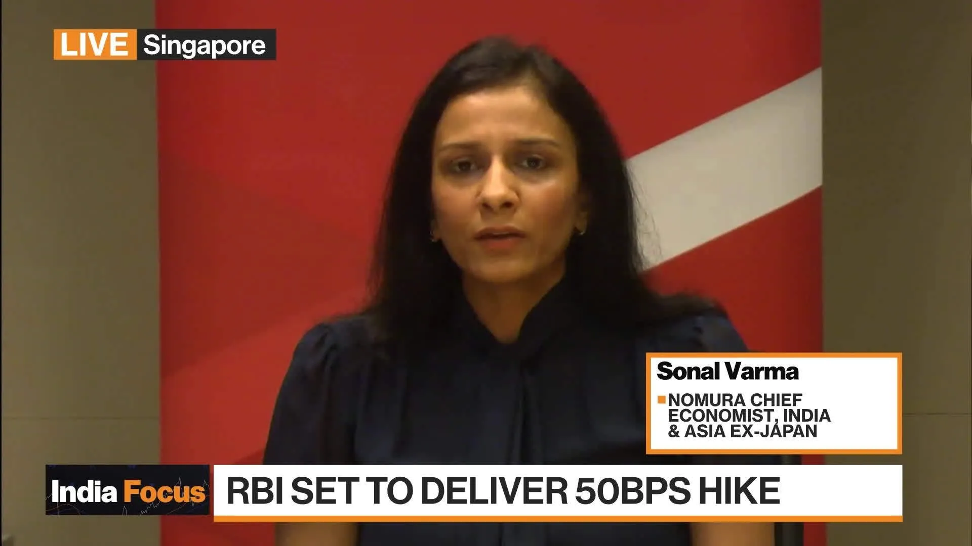 Watch Nomura Economist Sonal Varma Previews RBI Decision - Bloomberg