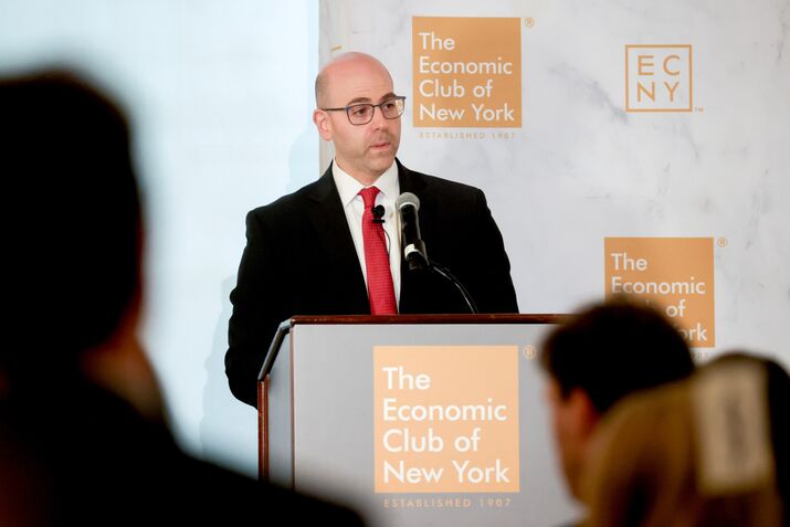 Federal Reserve Governor Stephen Miran Speaks At ECNY