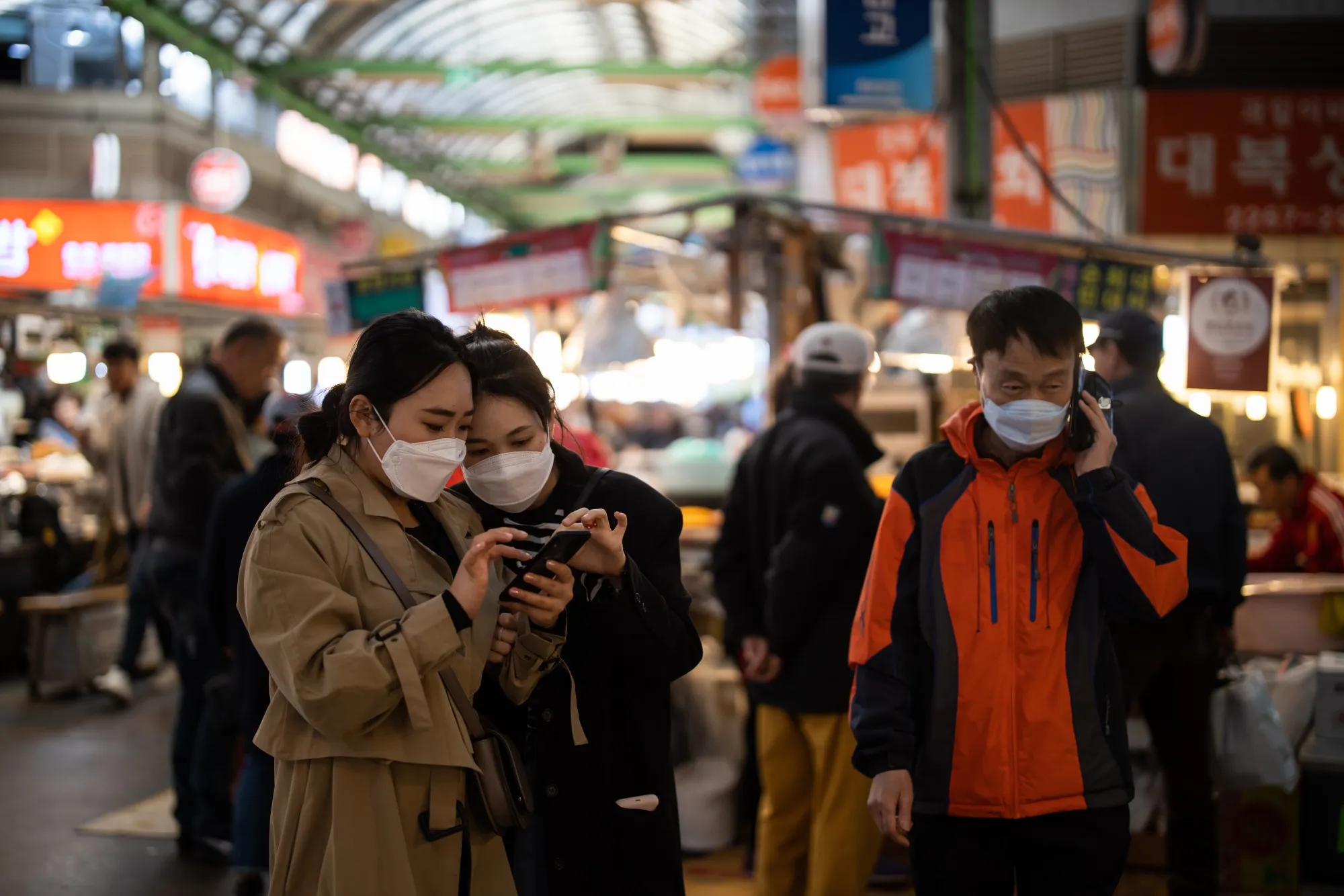 Evening in Seoul As The Number of New Infections Continued To Slow
