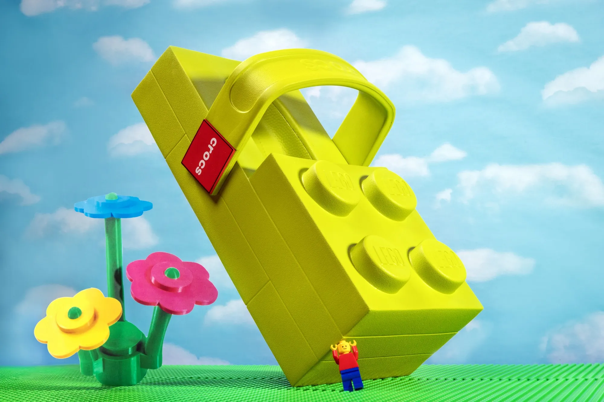 Crocs’ new Lego clog with minfigure