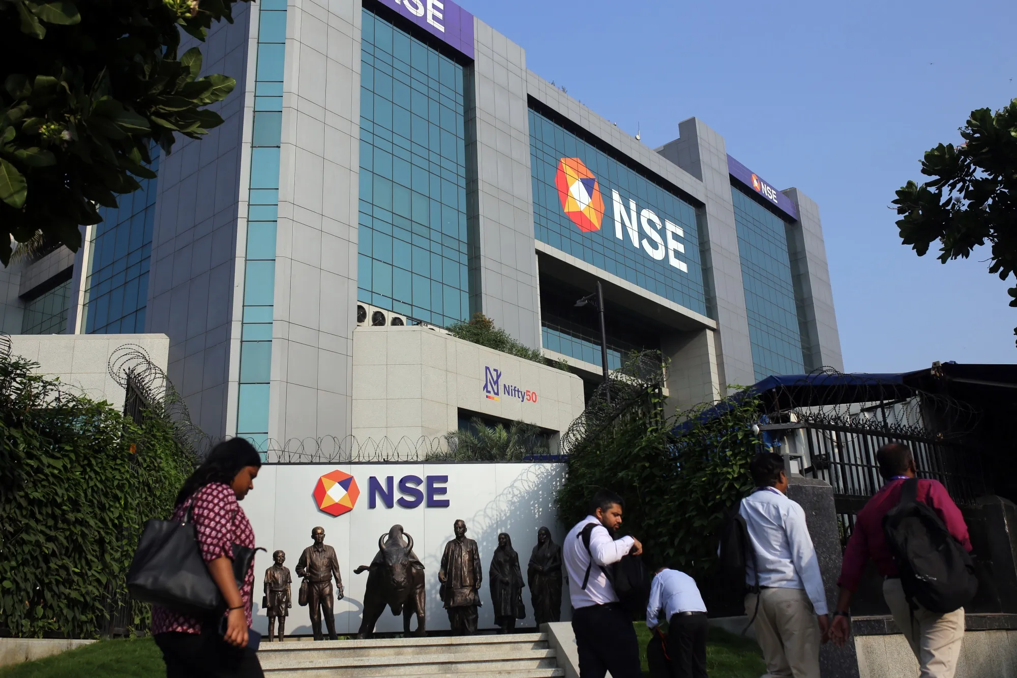 The National Stock Exchange in Mumbai.