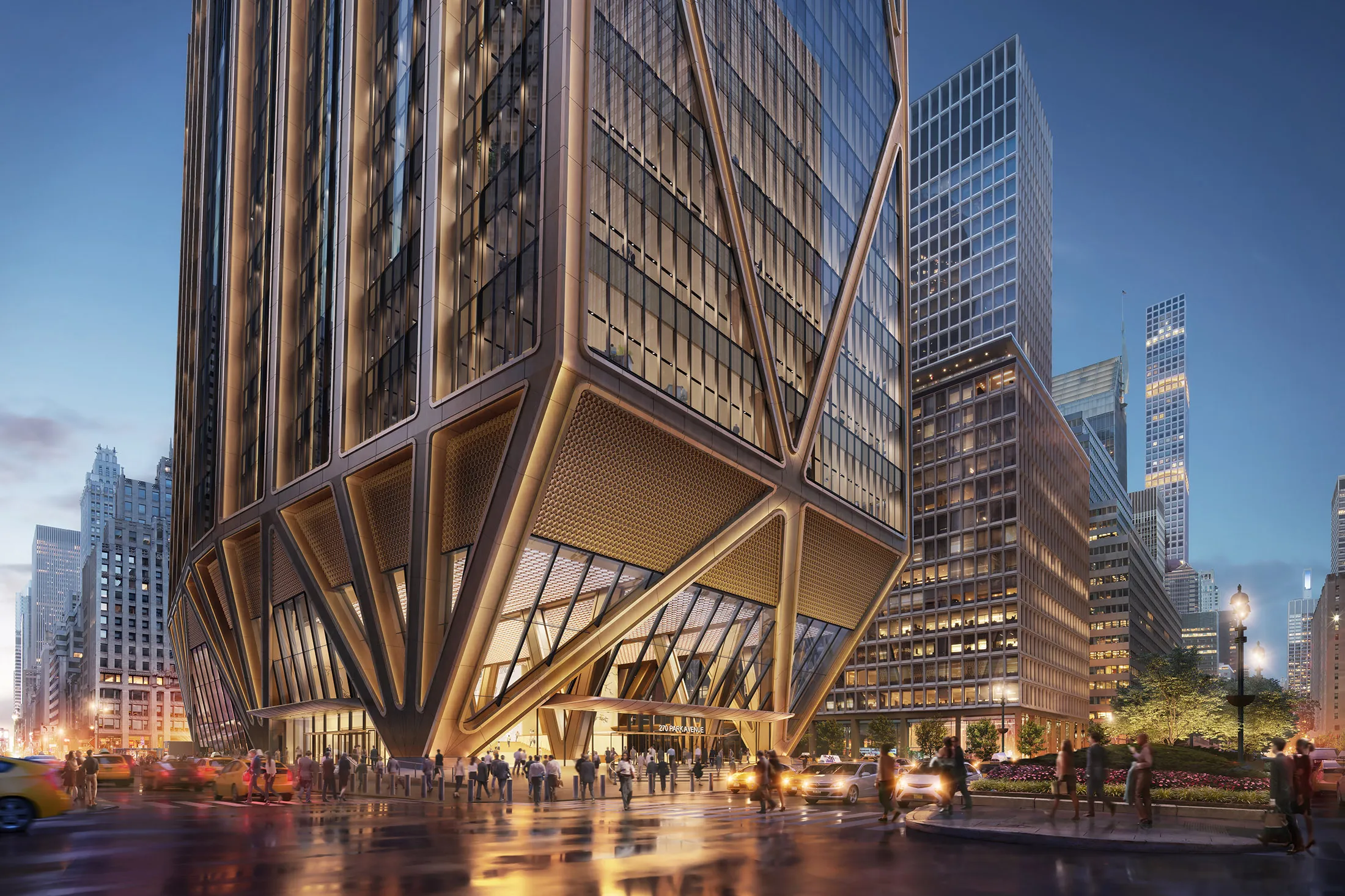 The new building will house up to 14,000 employees, offering more outdoor space on the ground level of Park and Madison avenues.