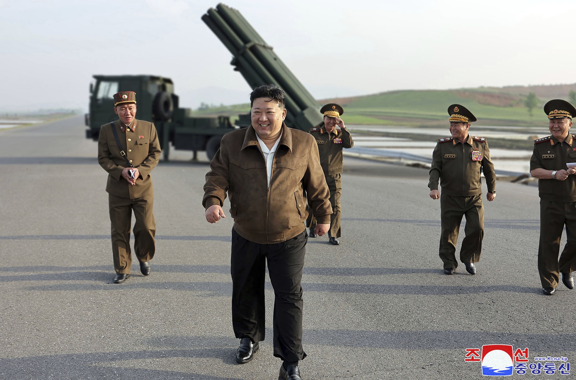 Kim Jong Un on May 10.