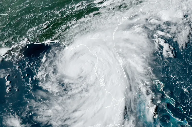 Hurricane Debby approaches Florida on Aug. 4.