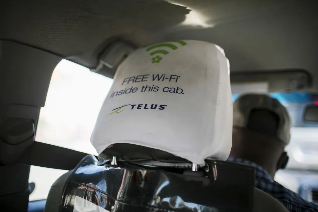 Traffic is horrible, but at least the Wi-Fi is free.