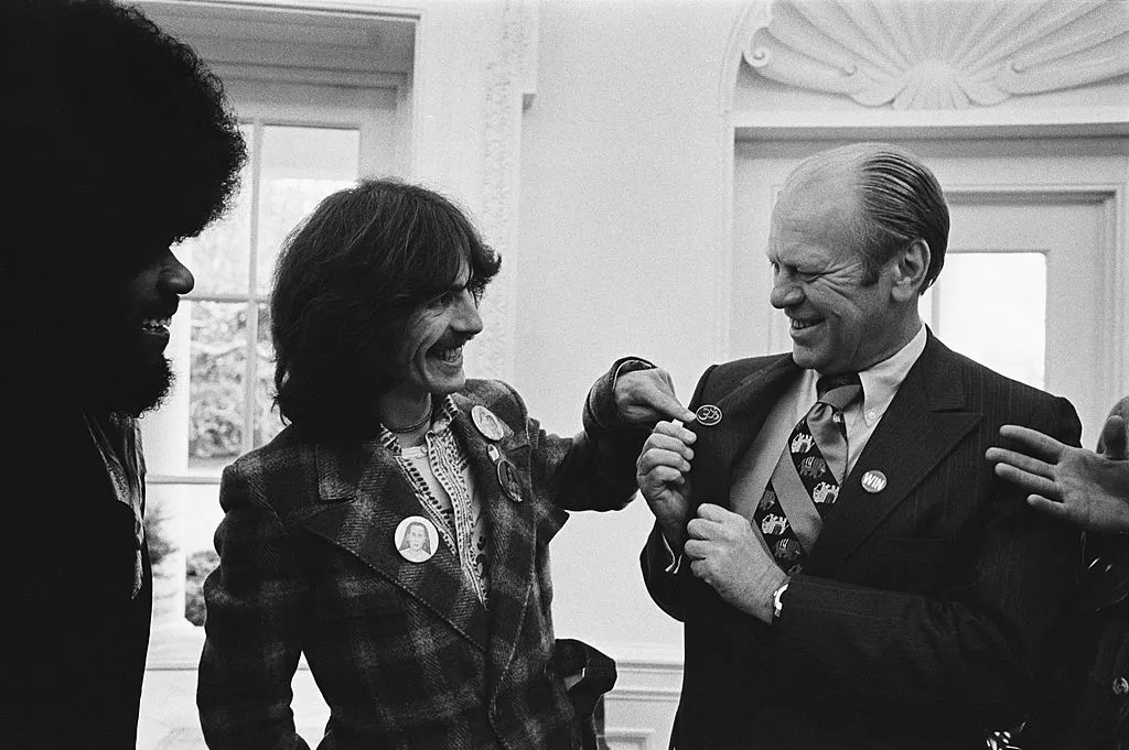 George Harrison and former President Gerald Ford, not fighting inflation.