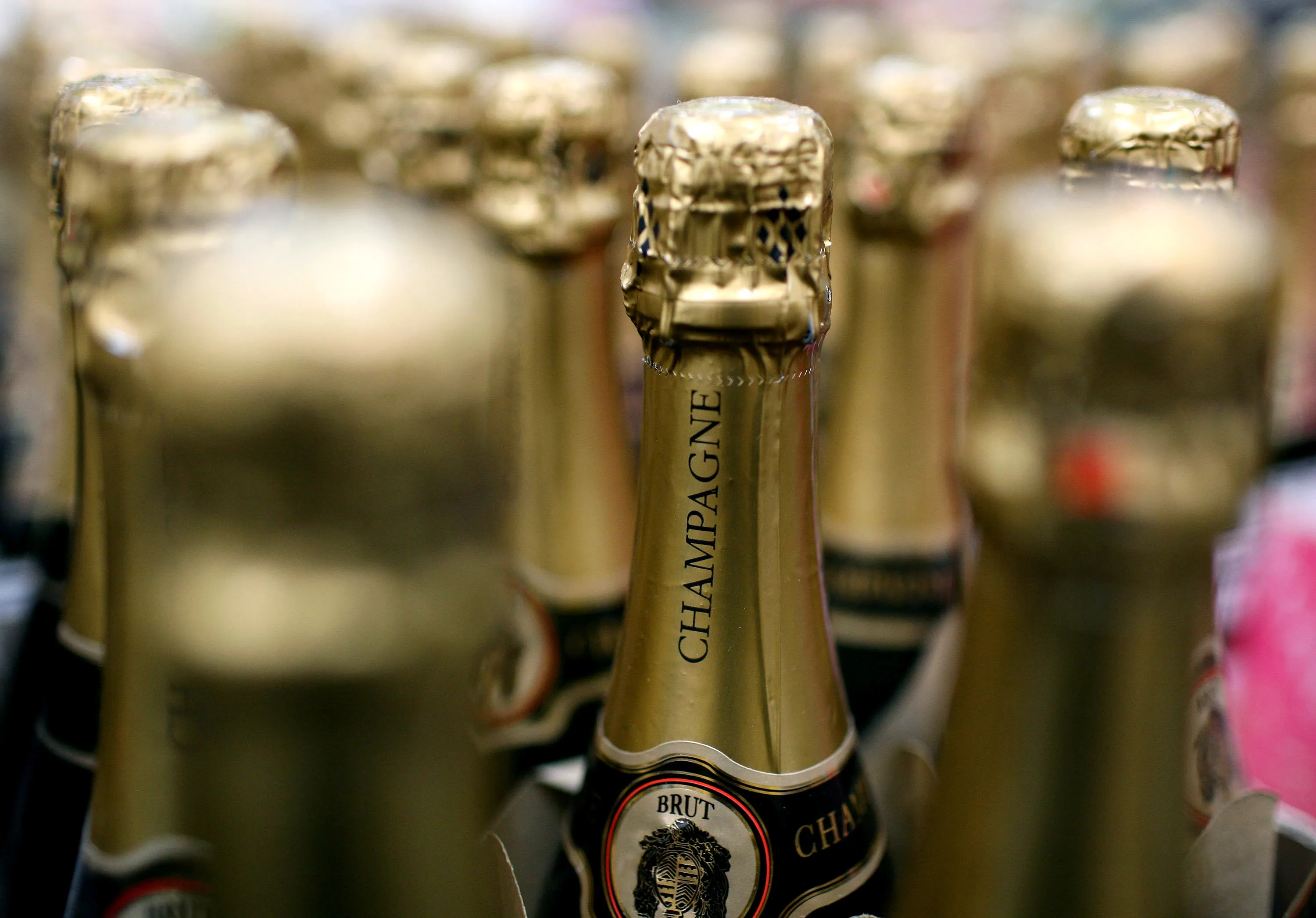 Hold the champagne.