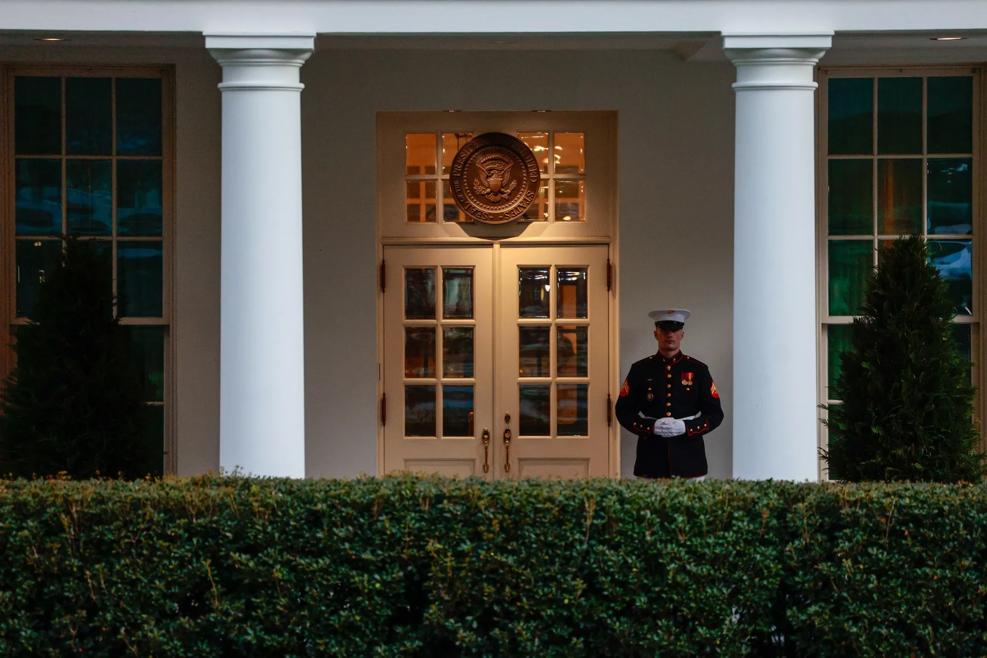 The West Wing of the White House on April 1