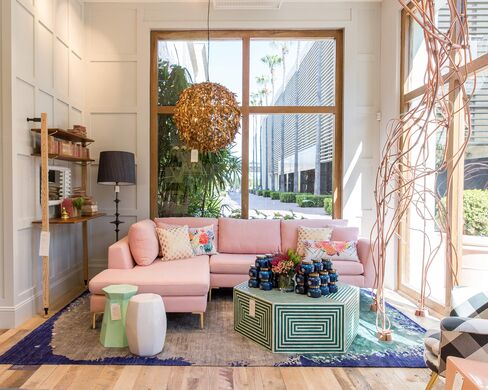 The beach room at Anthropologie's large-format store in Newport Beach, Calif.