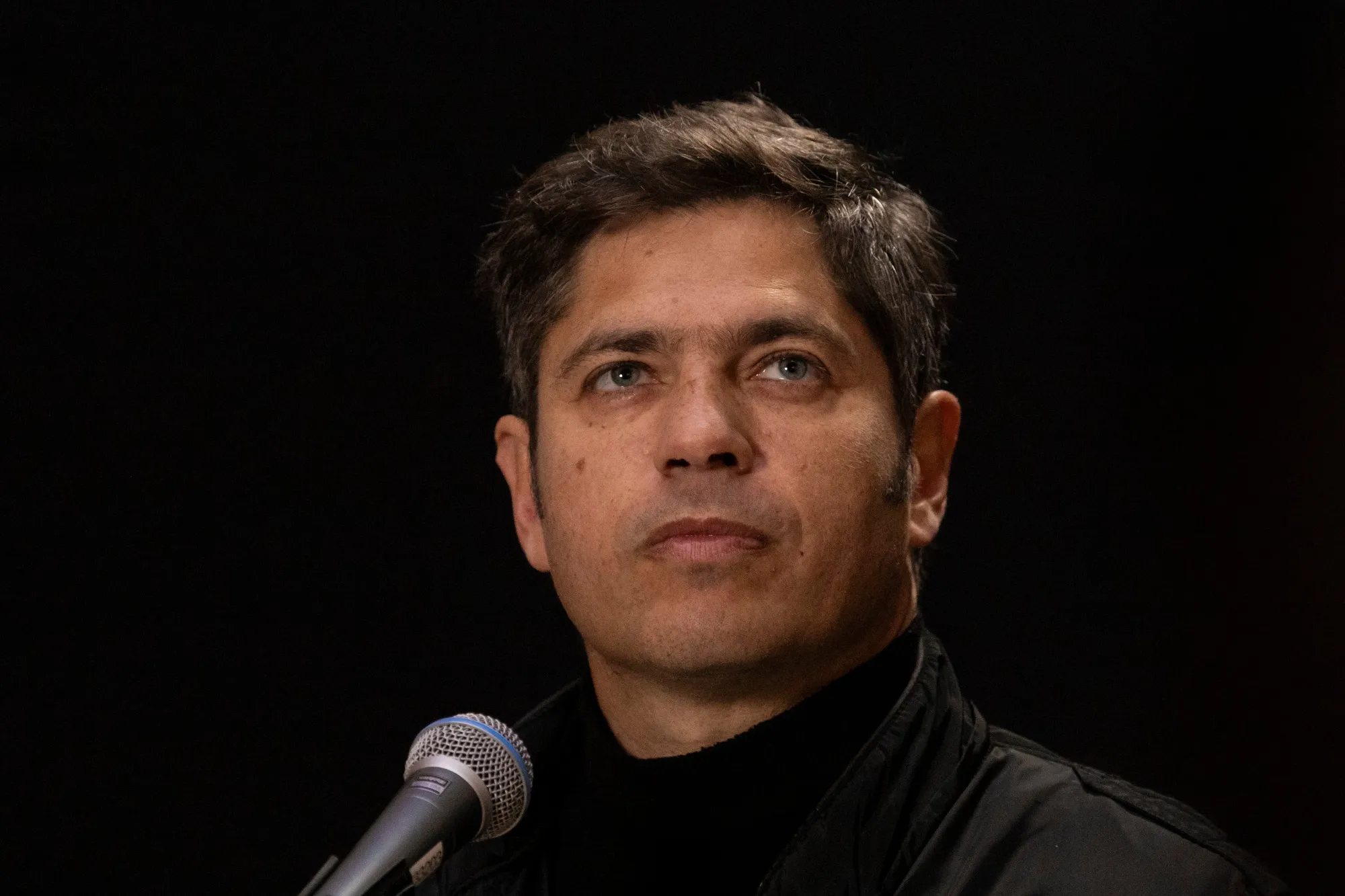 Axel Kicillof after casting his ballot in La Plata, Argentina, on Sept. 7.