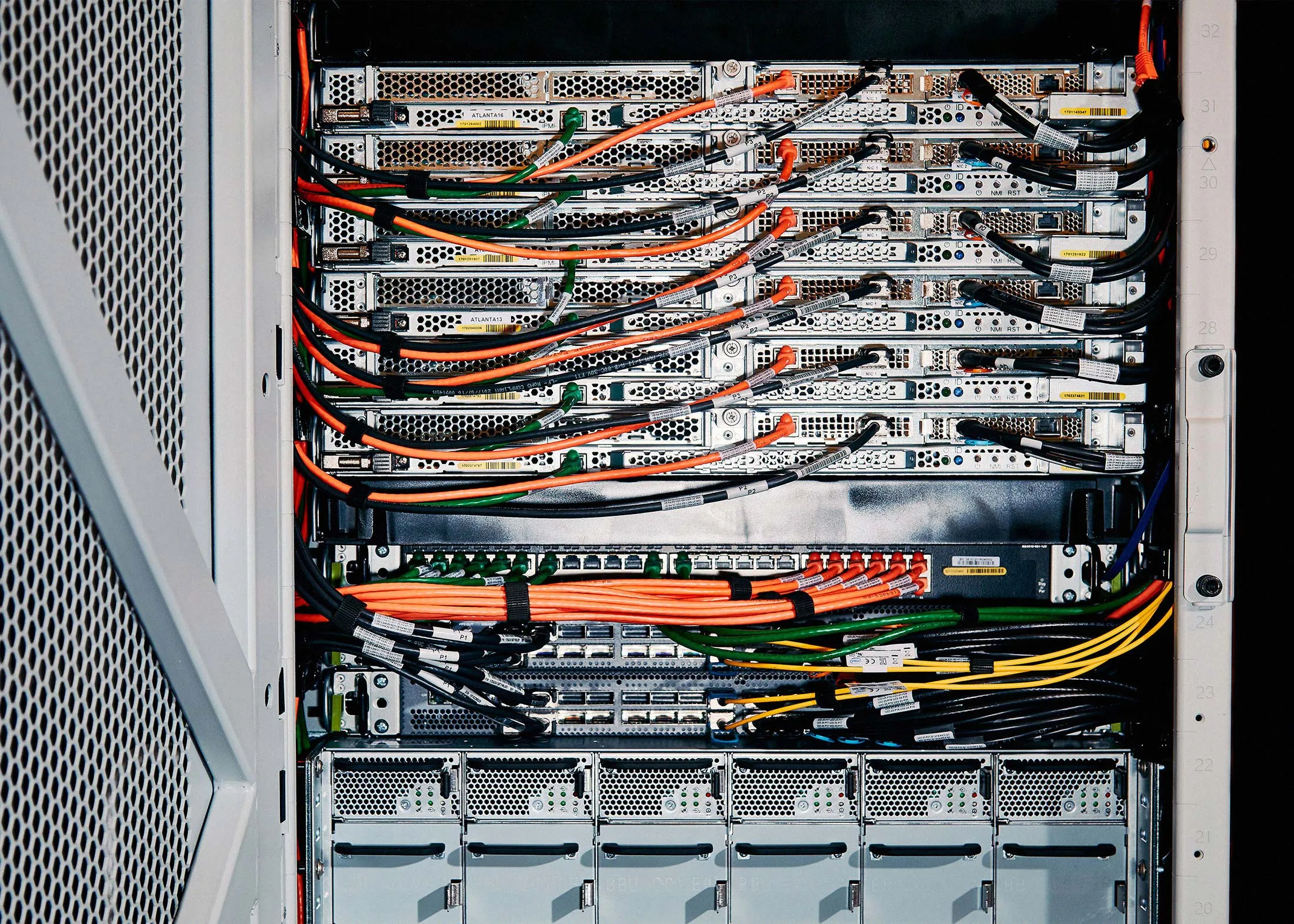 Amazon’s Outposts server rack.