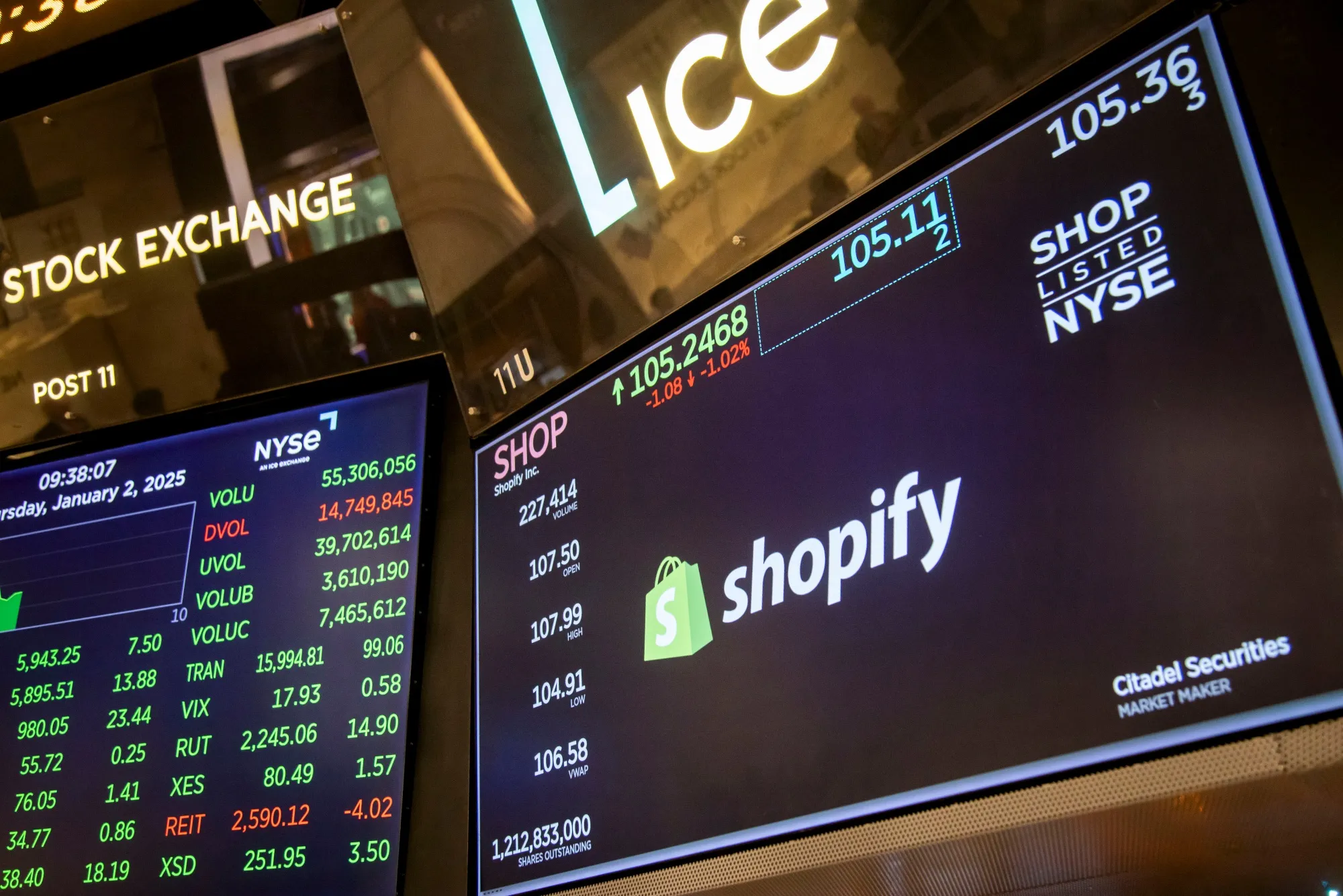 First Day Of Trading For 2025 At The NYSE And NASDAQ