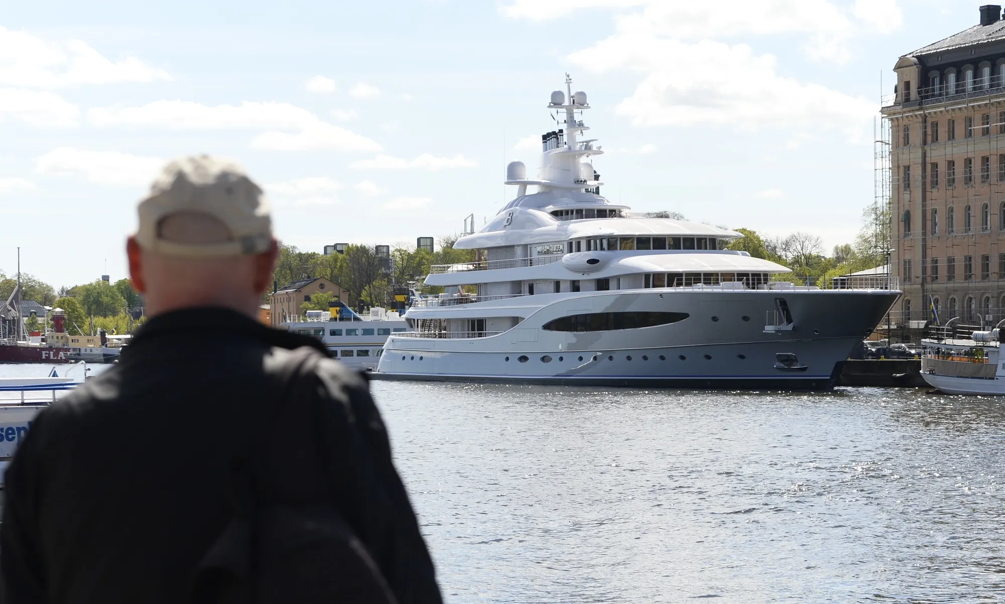 The Mayan Queen IV yacht.