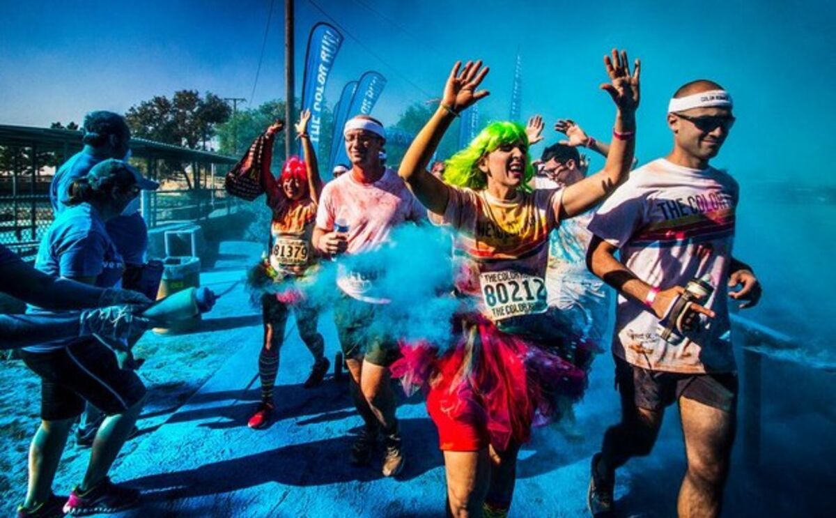 Sun Fun Color Run  Peninsula Daily News