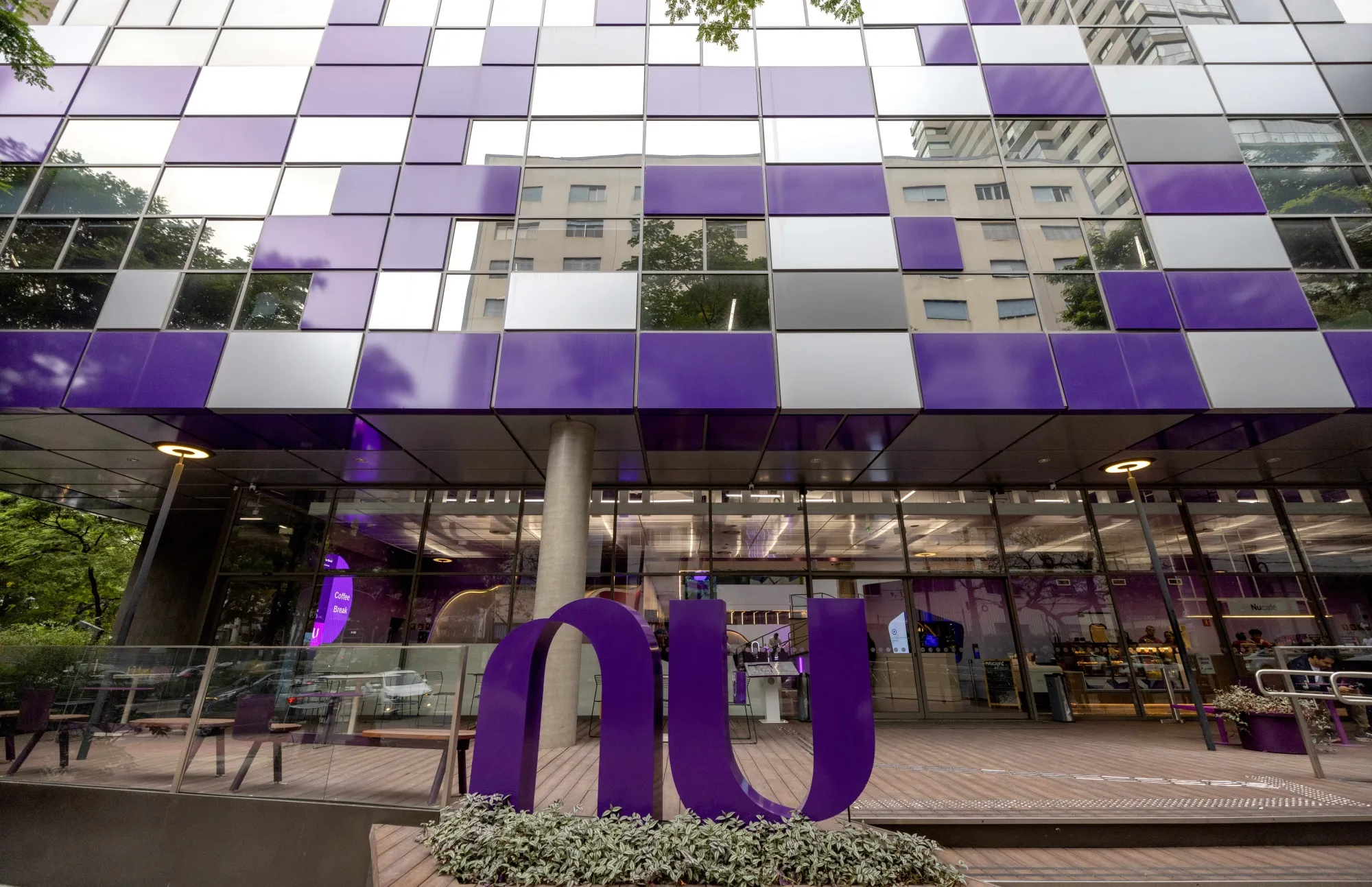 Nubank headquarters in Sao Paulo, Brazil.