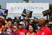 UAW Members Rally Outside Stellantis Sterling Heights Assembly Plant
