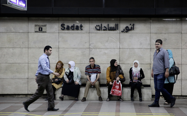 Sadat station, one of Cairo's largest, reopened after nearly two years of closure for security reasons. Beneath Tahir Square, the station is one of only two where passengers can switch subway lines and its long-term closure added significant time to many riders' daily journeys.