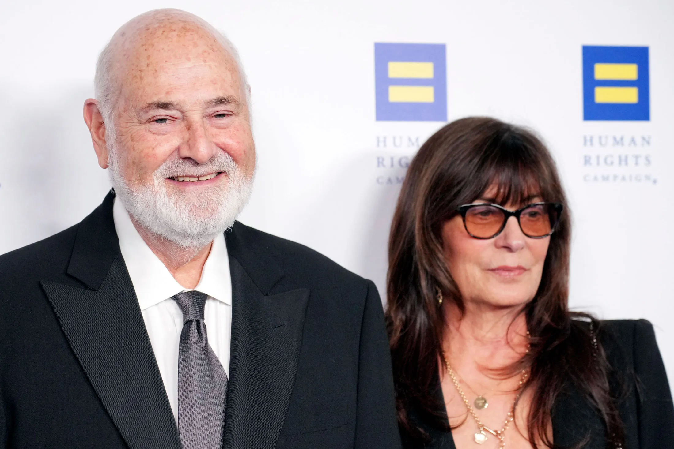Rob Reiner and his wife Michele Singer Reiner in March.