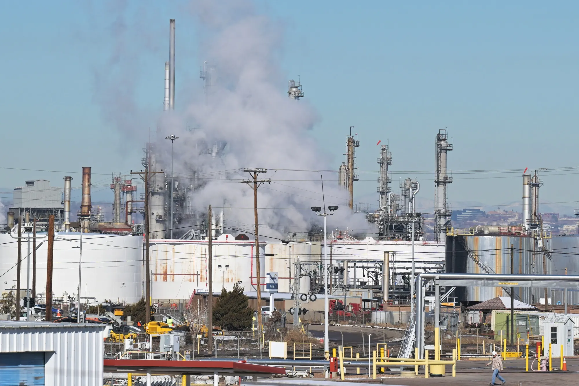 A Suncor refinery in Commerce City, Colorado.