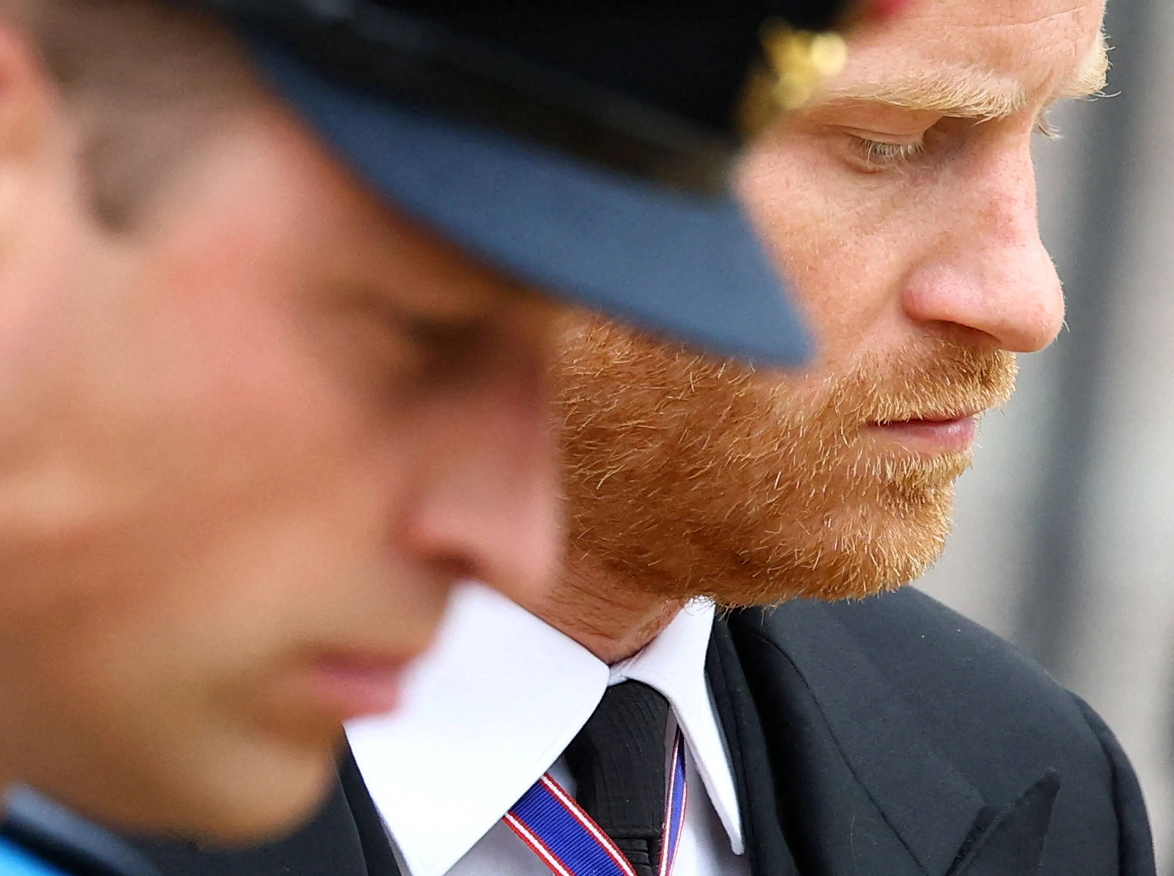 Prince Harry, right, and Prince William.