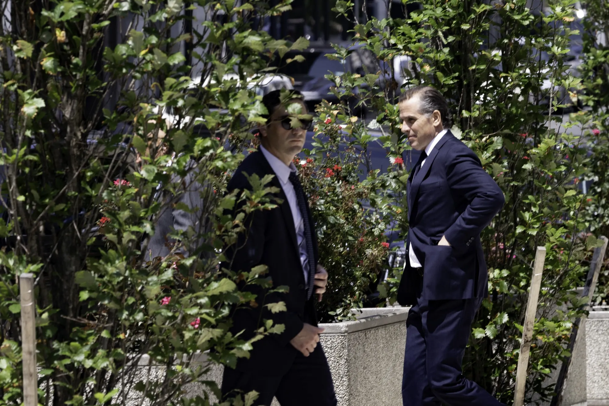 Hunter Biden leaving federal court in Wilmington, Delaware on July 26, 2023.