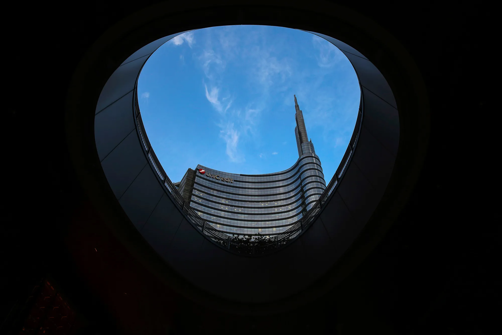 The UniCredit SpA headquarters stand in Milan, Italy.