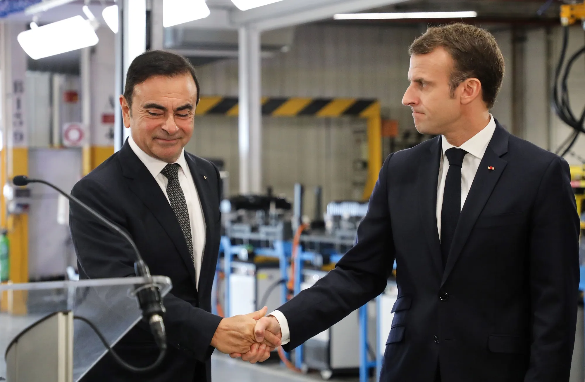 Carlos Ghosn's tax arrangements made it hard for Emmanuel Macron to keep supporting him.