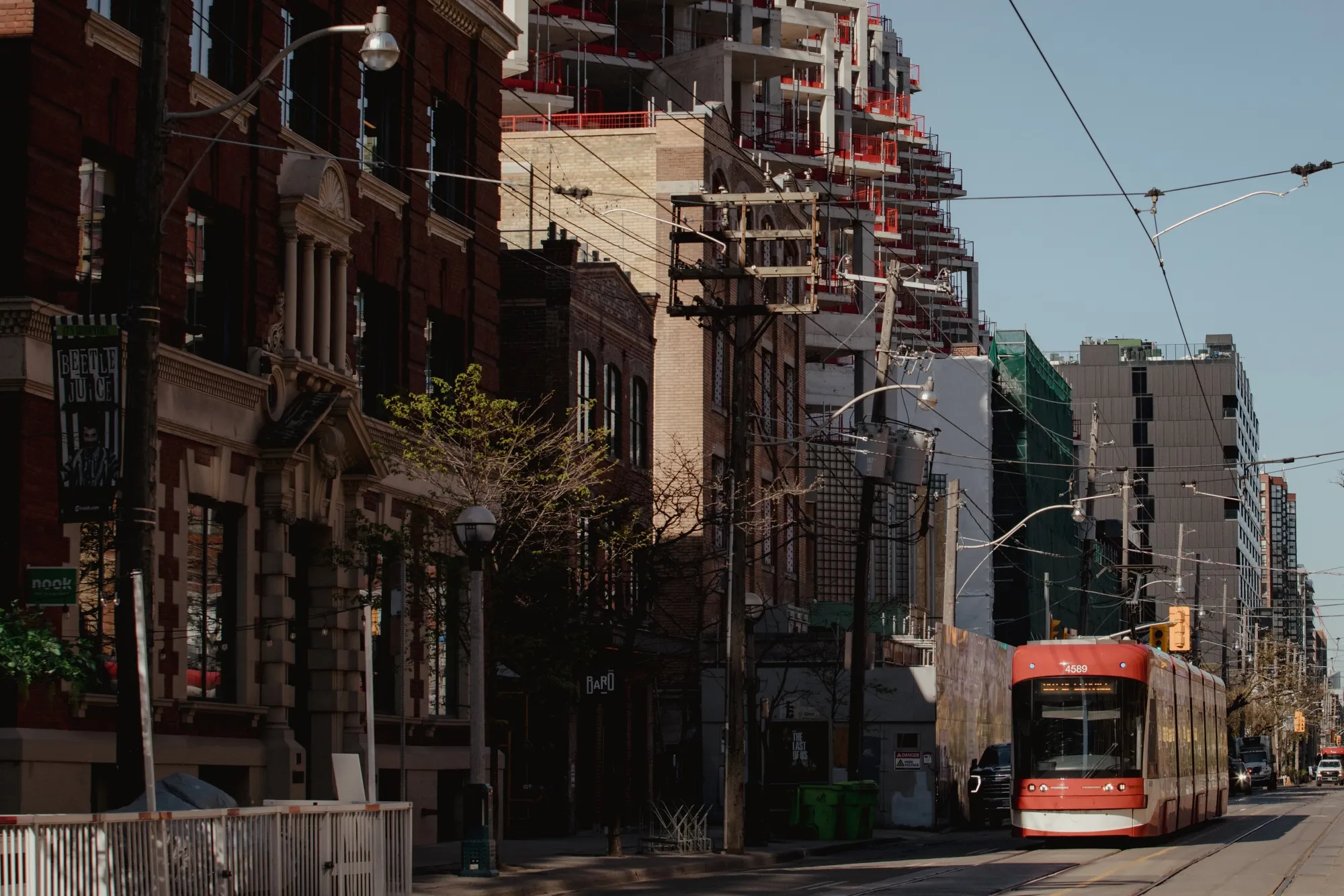 Residential buildings in Toronto.
