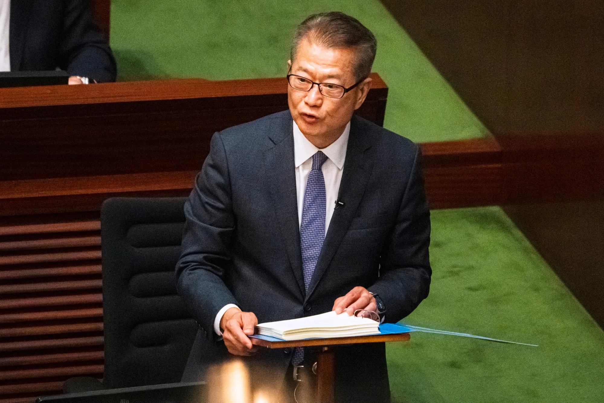 Paul Chan in Hong Kong on Feb. 25.